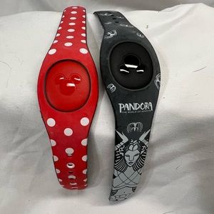 Disney Avatar and Minnie limited edition MagicBands, like new